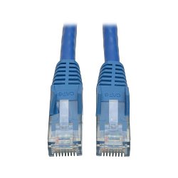 Tripplite Ethernetový kabel Cat6 Gigabit Snagless Molded (UTP) (RJ45 Samec/Samec), modrá, 0.31m