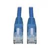 Tripplite Ethernetový kabel Cat6 Gigabit Snagless Molded (UTP) (RJ45 Samec/Samec), modrá, 0.31m