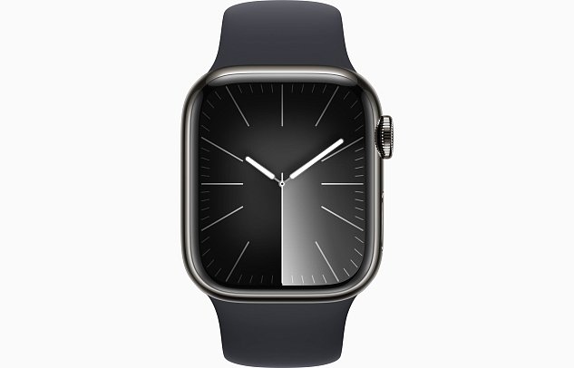 Watch S9 Cell, 41mm Graph.Steel/Midnight S.B.-S/M