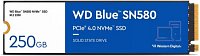 SSD 250GB WD Blue SN580 NVMe M.2 PCIe Gen4 2280