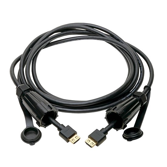 Tripplite Kabel HDMI vysokorychlostní + Ethernet, 4K, odolný IP68 (Samec/Samec), černá, 3.05m
