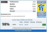 SSD 4TB PATRIOT VP4300 Lite M.2 NVMe Gen4x4