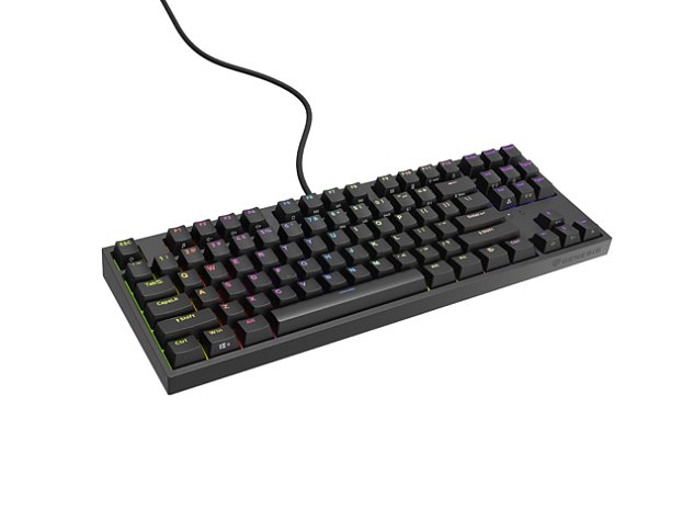 Genesis herní mechanická klávesnice THOR 404/RGB/Khail Box Brown/Drátová USB/US layout/Černá