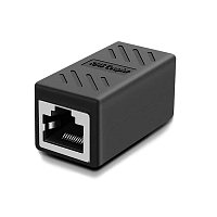 W-star Spojka RJ45 STP CPSTPBK CAT6 přímá, stíněná, černá