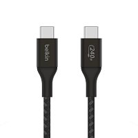 Belkin Boost charge USB-C kabel 240W, 1m, černý