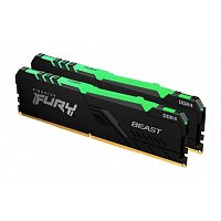 64GB DDR4-3200MHz CL16  FURY Beast RGB, 2x32GB