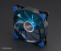 přídavný ventilátor Akasa Vegas LED 12 cm modrá