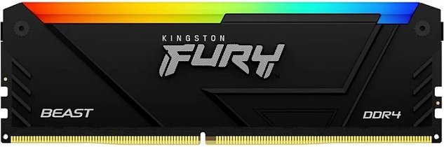 128GB DDR4-3600MHz CL18 FURY Beast RGB, 4x32GB