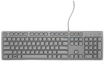 Dell klávesnice, multimediální KB216, US šedá