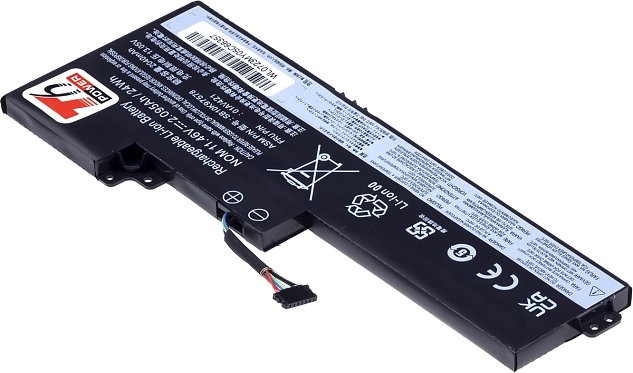 Baterie T6 Power Lenovo ThinkPad T470, T480, internal, 2095mAh, 24Wh, 3cell, Li-pol