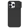 Nillkin CamShield Silky Magnetic Silikonový Kryt pro Apple iPhone 15 Pro Black