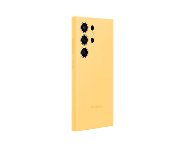 Samsung Silikonový zadní kryt S24 Ultra Yellow