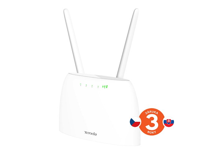 Tenda 4G06C Wi-Fi N300 4G / 3G LTE router, 2x WAN/LAN, 1x miniSIM, IPv6, VPN, LTE Cat.4, CZ App