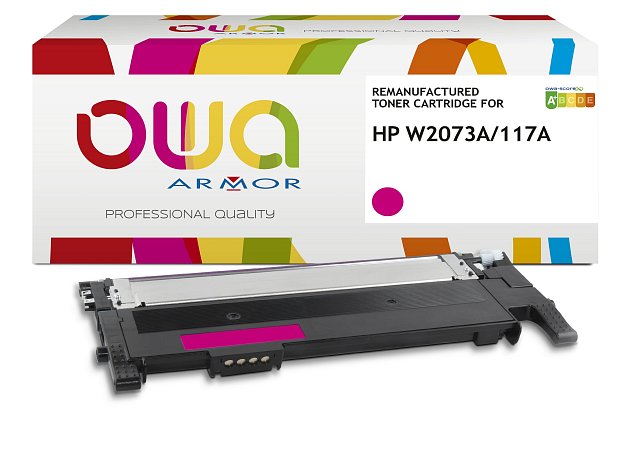 OWA Armor toner kompatibilní s HP W2073A, 117A, 700st, červená/magenta