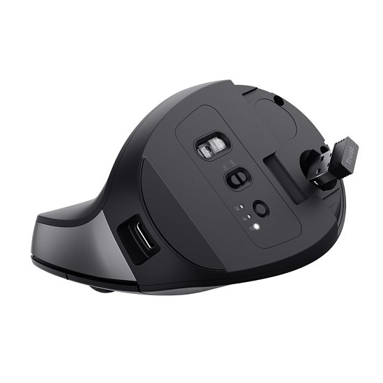 TRUST BAYO+ ERGONOMIC WIRELESS MOUSE BLK