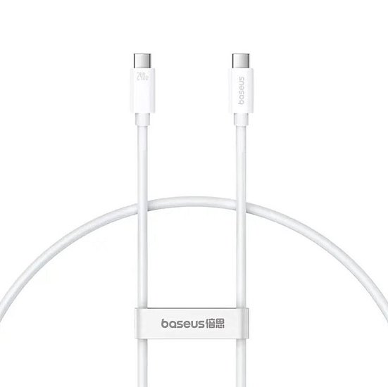 Baseus Superior Series 2 Fast Charging Datový Kabel USB-C - USB-C 240W 1m Moon White