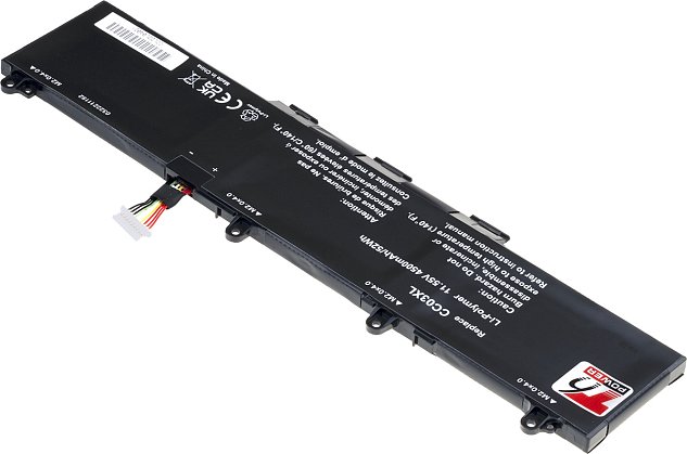 Baterie T6 Power HP EliteBook 830 G7, 830 G8, 840 G7, ZBook 14 G7, 4590mAh, 53Wh, 3cell, Li-pol