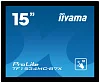 15" iiyama TF1534MC-B7X: TN, XGA, capacitive, 10P, 370cd/m2, VGA, DP, HDMI, IP65, černý