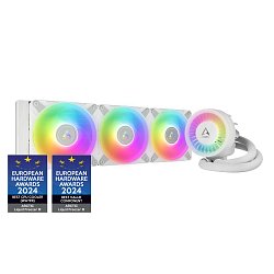 ARCTIC Liquid Freezer III - 360 A-RGB (White) : All-in-One CPU Water Cooler with 360mm radiator and