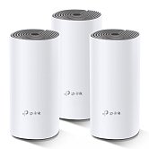 TP-Link AC1200 Whole-home Mesh WiFi System Deco E4(3-pack), 2x10/100 RJ45