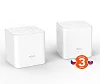 Tenda Nova MW3 (2-pack) WiFi AC1200 Mesh system Dual Band, 2x LAN/WAN, MU-MIMO, SMART aplikace