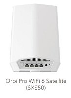 NETGEAR 5PT ORBI PRO AX5400 MESH, SATELLITE