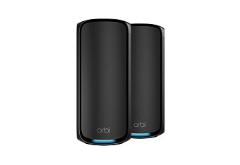 NETGEAR ORBI9 QB WIFI7 2P 1Y ARMOR BLK BNDL