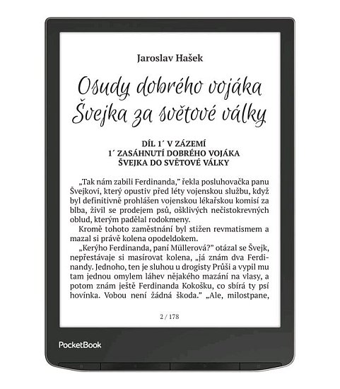 E-book POCKETBOOK 743G InkPad 4 Stardust Silver, stříbrný