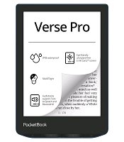 E-book POCKETBOOK 634 Verse Pro Passion Red, červený