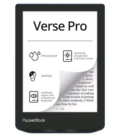 E-book POCKETBOOK 634 Verse Pro Passion Red, červený