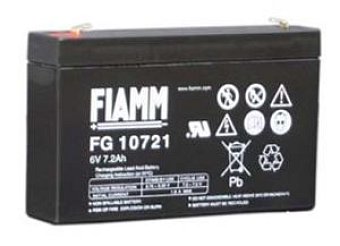 Fiamm olověná baterie FG10721 6V/7,2Ah