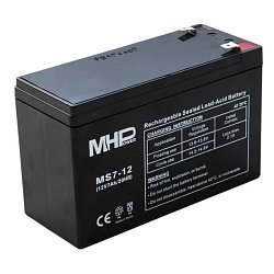 Pb akumulátor MHPower VRLA AGM 12V/7Ah (MS7-12)