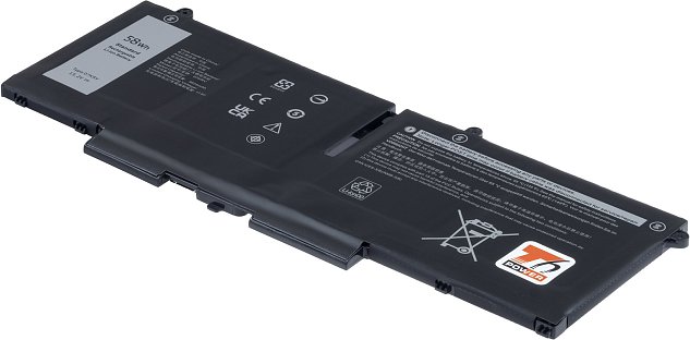 Baterie T6 Power Dell Latitude 5330, 5430, 5530, 7330, 7430, 7530, 3815mAh, 58Wh, 4cell, Li-pol