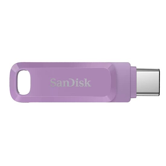 SanDisk Ultra Dual Drive Go/128GB/USB 3.2/USB-A + USB-C/Fialová