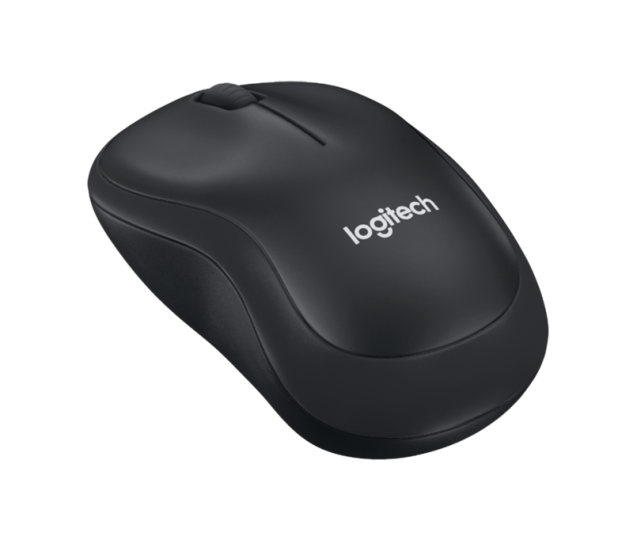 Logitech M220/Kancelářská/Optická/1 000 DPI/Bezdrátová USB/Černá