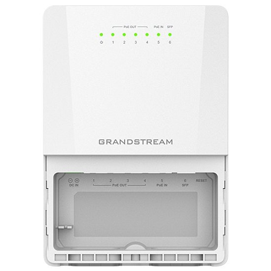 Grandstream GWN7711R venkovní L2 Lite managed switch, 5xGbE, 4xPoE+, IP66