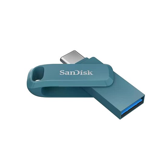 SanDisk Ultra Dual Drive Go/128GB/USB 3.2/USB-A + USB-C/Modrá