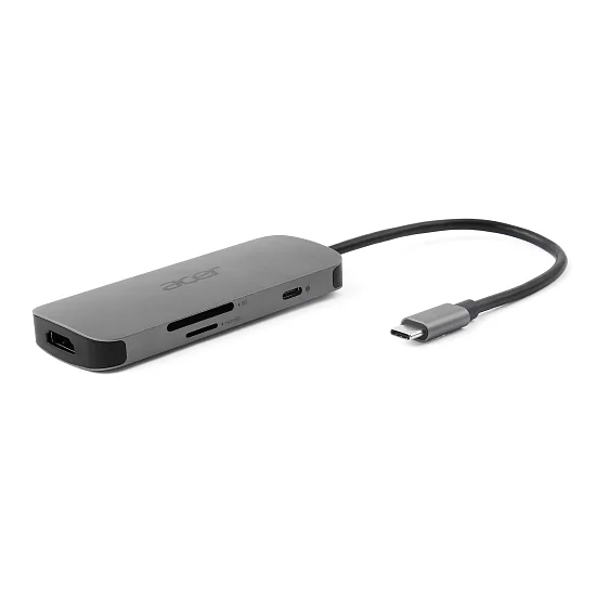 Acer 7in1 USB-C dongle (HDMI, DP, USB, RJ)