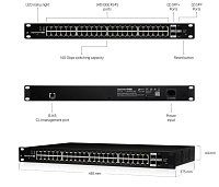 UBNT EdgeSwitch 48xGb 2xSFP 2xSFP+ PoE+ ES-48-500W