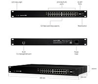 UBNT EdgeSwitch 24xGb 2xSFP PoE+ ES-24-250W