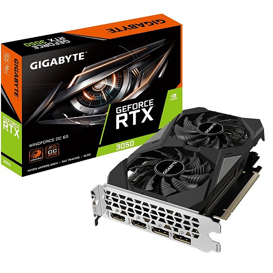 GIGABYTE GeForce RTX 3050 WINDFORCE/OC/6GB/GDDR6