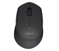 Logitech M280/Ergonomická/Optická/Pro praváky/1 000 DPI/Bezdrátová USB/Černá