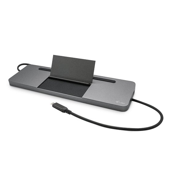 i-tec USB-C Metal Ergonomic 4K 3x Display Docking Station,PD 85W + i-tec Universal Charger 100W