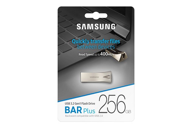 Samsung - USB 3.1 Flash Disk 256 GB, stříbrná