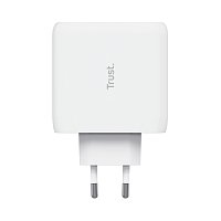 TRUST MAXO 65W 2P USB-C CHARGER WHT