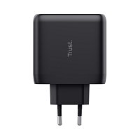 TRUST MAXO 65W 2P USB-C CHARGER BLK