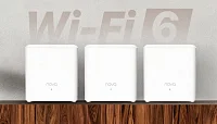 Tenda Nova EX3 (3-pack) WiFi6 AX1500 Mesh Gigabit system, 6xGLAN/GWAN, WPA3, VPN, SMART CZ aplikace