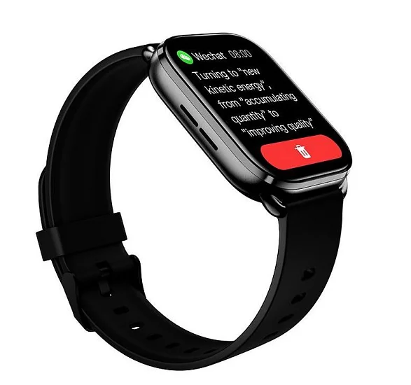 QCY Smartwatch GS S6/Black/Sport Band/Black