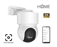 iGET HOME Camera CS8 White - WiFi 2K IP kamera otočná, noční vidění, audio, IP65, auto tracking