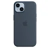 iPhone 14 Silicone Case with MagSafe - Storm Blue